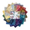 Expressions Batiks Dahlias Fat Quarter Bundle by Riley Blake Designs