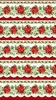 Northcott Holiday Joy Border Stripe Cream/Multi