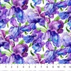 Northcott Infatuation Packed Iris White/Multi