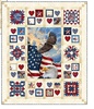 Stars and Stripes (Panel) Shop Sample Finished Quilt