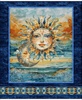 QT Fabrics Bohemian Sunrise Panel Navy