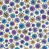QT Fabrics Mosaic Blooms Small Floral Cream