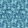 Blank Quilting Gypsy Flutter Marble Texture Turquoise