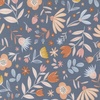 Moda Blossoms and Blooms Flowers Denim