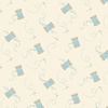 Andover Fabrics Sewing Bird Needle and Thread Cotton