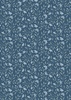 Lewis and Irene Fabrics The Water Gardens Wild Harmony Navy Blue