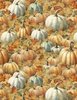 Wilmington Prints Glorious Fall Packed Pumpkins Golden Tan