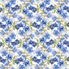 In The Beginning Fabrics Decoupage Flowers Blue
