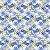 In The Beginning Fabrics Decoupage Flowers Blue