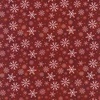 In The Beginning Winter Solstice II Snowflakes Red