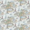 Andover Fabrics High Tide Harbour View Light Blue