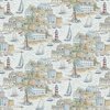 Andover Fabrics High Tide Harbour View Light Blue