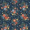 Windham Fabrics Forget Me Not Gathered Bunches Midnight