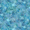 P&B Textiles Painted Sea Flowing Linework Teal