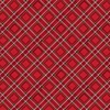 Windham Fabrics Holiday Greetings Festive Plaid Ruby