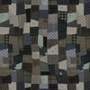 Studio E Fabric Snowy Days and Frosty Nights Blanket Stitch Patchwork Slate