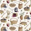 P&B Textiles Homemade Happiness All Over Pies and Baskets Multi