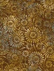 Wilmington Prints Cinnamon Twist Batiks Flower Burst Honey Brown