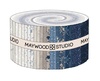 Patchwork Blue Strip Roll by Maywood Studio