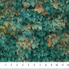 Northcott Autumn Breeze Layered Leaves Teal