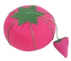 Dritz Tomato Pin Cushion with Emery Sharpener - PINK