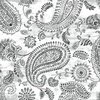 P&B Textiles Bohemia 108 Inch Wide Backing Fabric White/Black