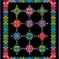 Chroma Shuffle (Black) Block of the Month - REGISTRATION