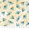 Northcott Charisma Dragonfly Toss Cream