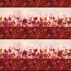In The Beginning Fabrics Allure Border Red