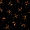 Andover Fabrics Carolina Tossing Sprig Black/Gold