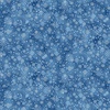 Hoffman Fabrics Midnight Perch Mini Snowflakes Navy/Silver