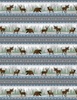 Wilmington Prints Timberland Trails Border Stripe Multi