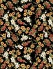 Wilmington Prints Garden Gate Roosters Floral Black