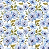 In The Beginning Fabrics Periwinkle Spring Hibiscus