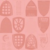 Riley Blake Designs Press On Iron Plates Pink