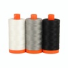 Aurifil Thread Color Builder - Carrara Black/White
