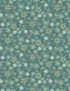 Wilmington Prints Blissful Graphic Floral Teal