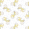 In The Beginning Fabrics Periwinkle Spring Bicycles