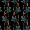 Andover Fabrics Dahlia Tree Moss Midnight