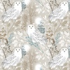 Blank Quilting Winter Whispers Owls Tan
