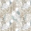 Blank Quilting Winter Whispers Owls Tan