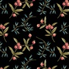 Andover Fabrics Dahlia Coralberry Dusk