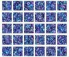 QT Fabrics Fantasia Floral Picture Blocks Blue