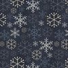Studio E Fabric Snowy Days and Frosty Nights Snowflake Stitches Graphite