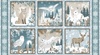 Blank Quilting Winter Whispers Winter Blocks Panel Light Blue