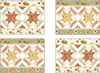 Sunflower Charm Runner and Place Mats Pattern