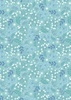 Lewis and Irene Fabrics A Winter's Moon Frosted Foliage Light Aqua with Pearl