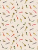 Wilmington Prints Gone Fishing Lure All Over Cream