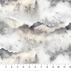 Northcott Misty Morning Mountains Gray