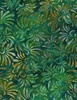 Wilmington Prints Copper Mountain Batiks Petal Toss Green